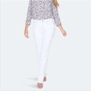 NYDJ Barbara Bootcut White Jeans NWT